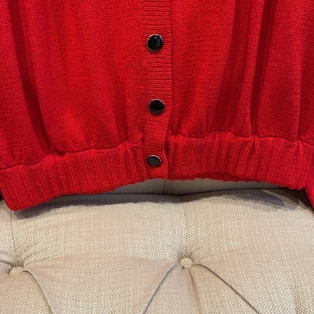 Aa: Vintage St John For Saks Fifth Ave Cardigan - Picture 6 of 13
